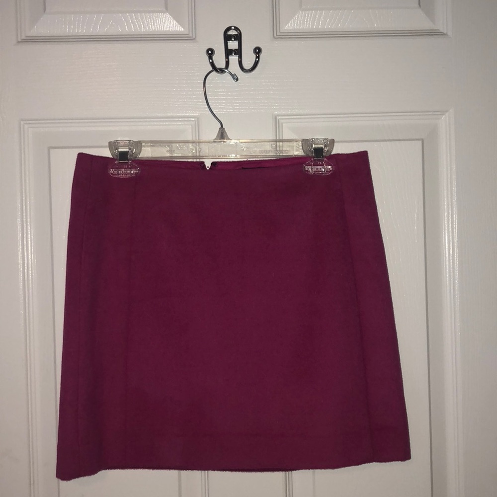 Winter hot pink skirt